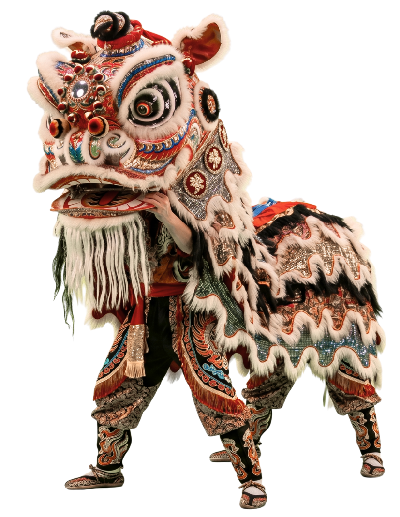 danza del leon, leon tradicional de la danza china
